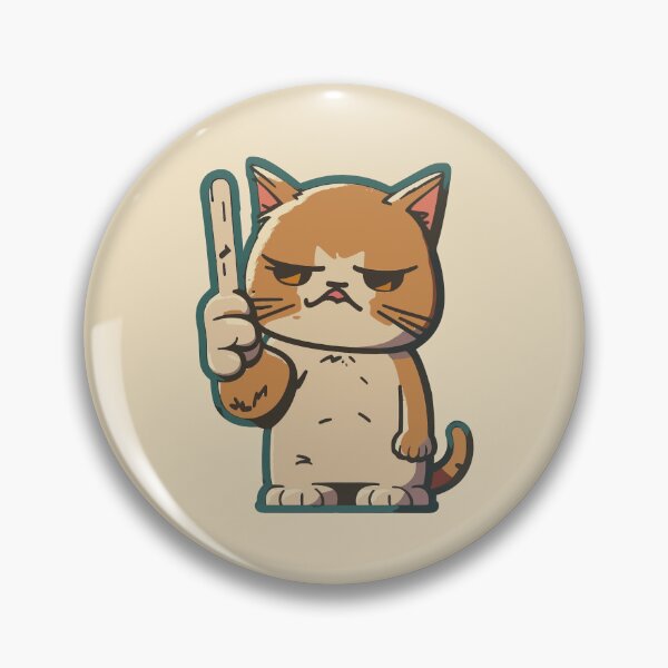 Item preview, Cat shoving Middle Finger designed and sold by Amir Faysal.