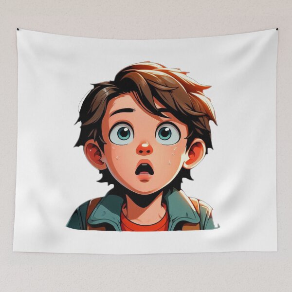 Item preview, Surprised Cute Boy designed and sold by GeneralDaily.