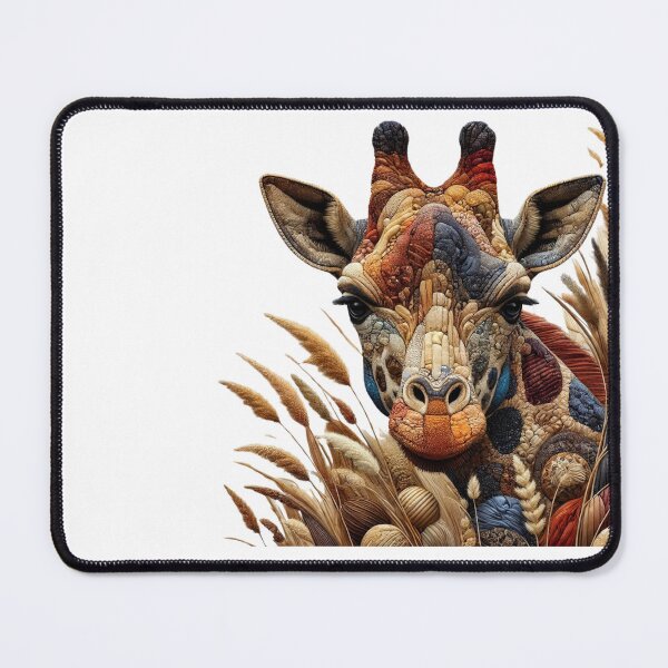 Item preview, Giraffe Art Tee Shirt - Earth Tone Tribal Design designed and sold by BlankCanvasHaHa.