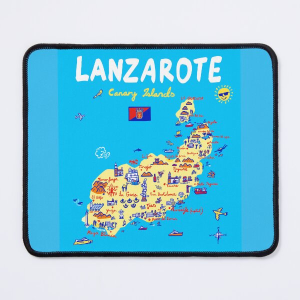 Item preview, Lanzarote, Canary Islands, Spain designed and sold by Traveldrawings.