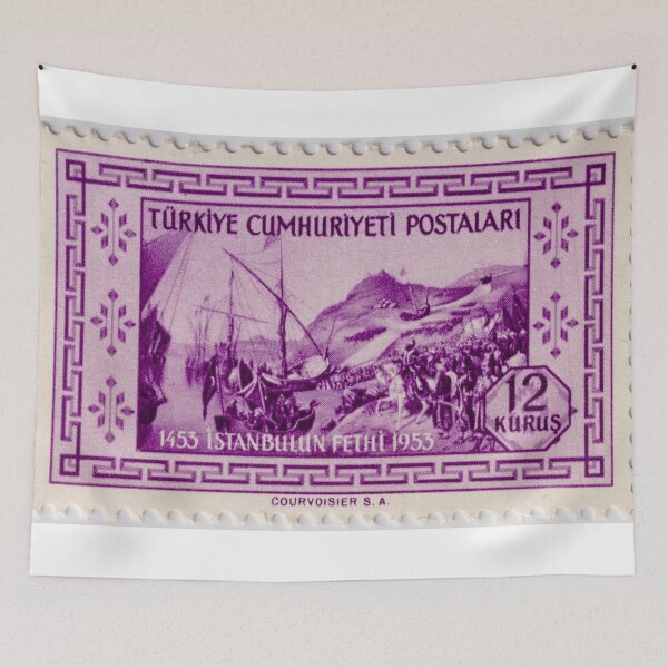 Item preview, Istanbul Turkey stamp, 1953 designed and sold by rogerstrawberry.