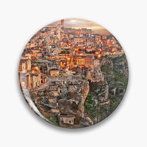 Item preview, Matera, Basilicata, Italy, landscape at dawn of the old town - 2 designed and sold by Ermes.S.