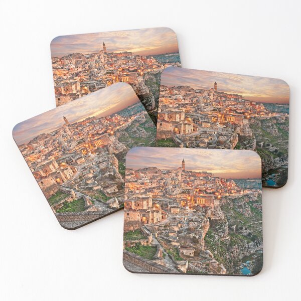 Item preview, Matera, Basilicata, Italy, landscape at dawn of the old town - 2 designed and sold by Ermes.S.