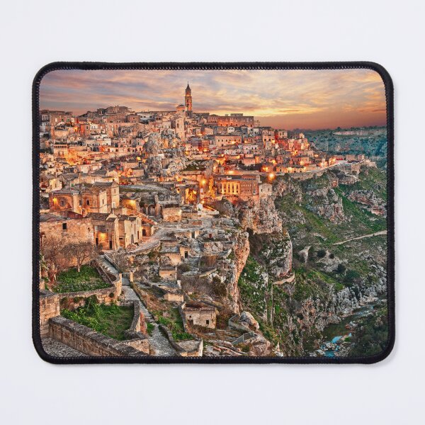 Item preview, Matera, Basilicata, Italy, landscape at dawn of the old town - 2 designed and sold by Ermes.S.