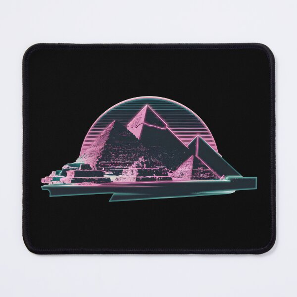 Item preview, Synthwave ancient egyptian pyramids designed and sold by Hot-Tee.
