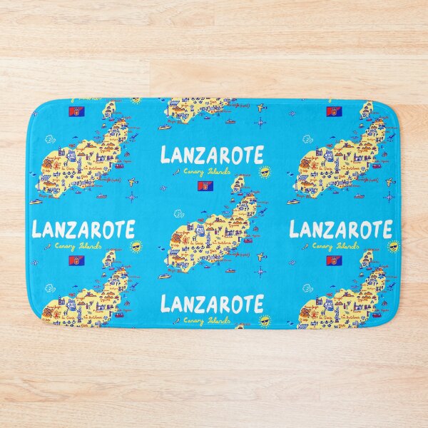 Item preview, Lanzarote, Islas Canarias, España designed and sold by Traveldrawings.