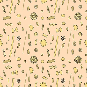 Artwork thumbnail, Pasta pattern by lor4rt