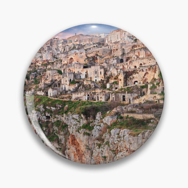 Item preview, Matera, Basilicata, Italy, landscape of the old town over the deep ravine designed and sold by Ermes.S.