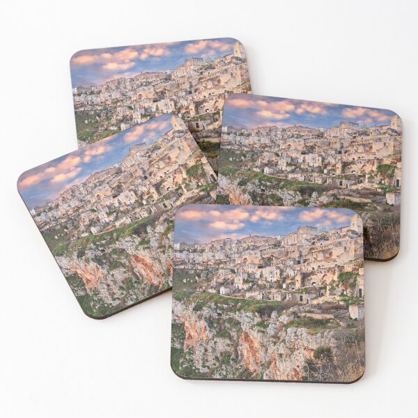 Item preview, Matera, Basilicata, Italy, landscape of the old town over the deep ravine designed and sold by Ermes.S.