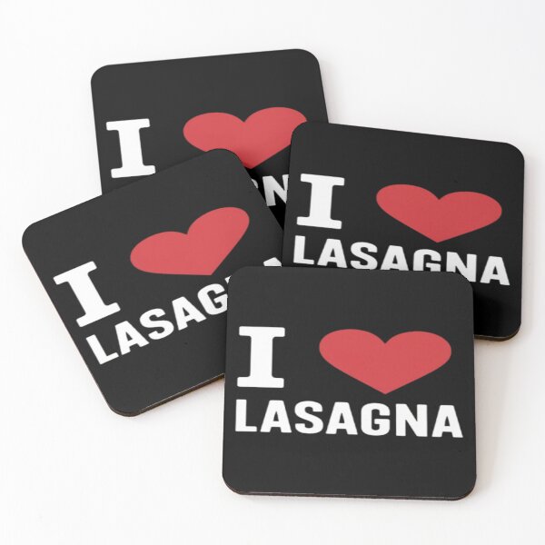 Item preview, I love lasagna designed and sold by Digital Art and Funny Pets.
