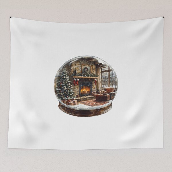 Item preview, watercolor snow globe designed and sold by DigiHouse.