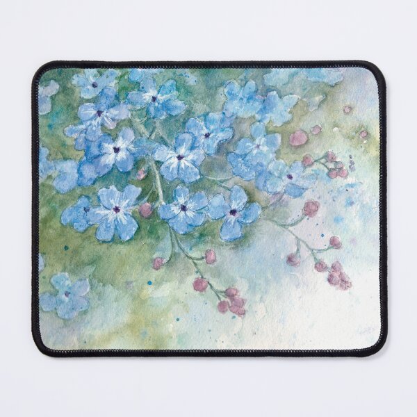 Item preview, Forget-Me-Nots Flowers Watercolor designed and sold by Duncan Bullock.