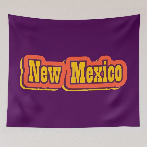 Item preview, New Mexico State of America Retro Typography designed and sold by ArtNoveltee.
