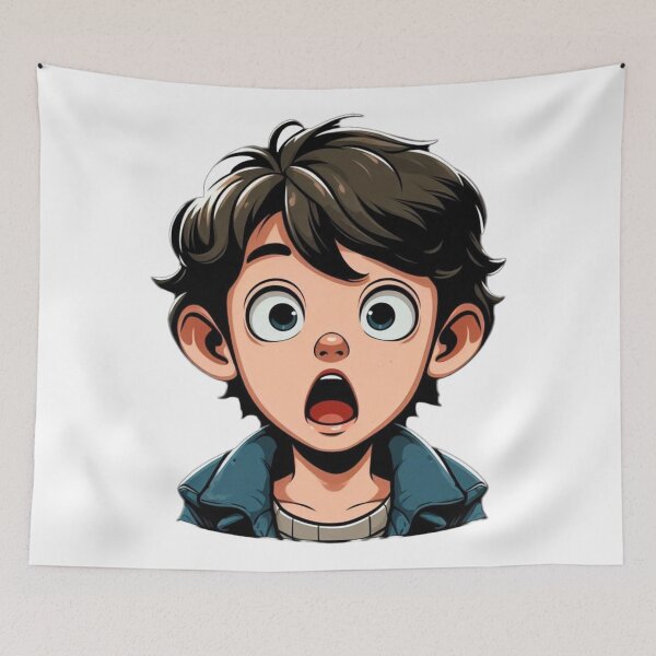 Item preview, Surprised Little Boy designed and sold by GeneralDaily.
