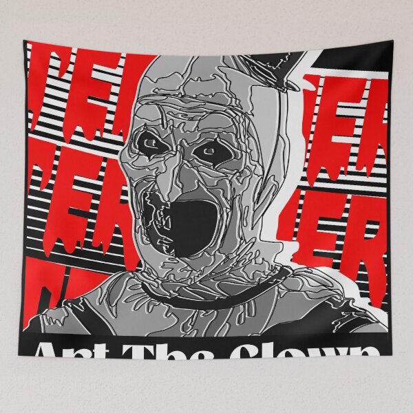 Item preview, Art The Clown Grayscale Profile  designed and sold by TransientArt11.