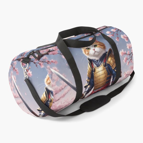 Item preview, cute cat as a samurai designed and sold by Mauswohn.