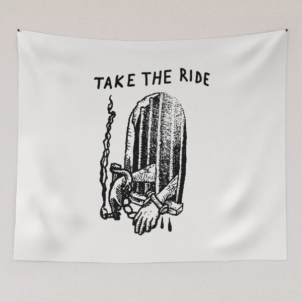 Item preview, Take The Ride; Prison Tattoo; Hardcore Style; designed and sold by StickerApe.