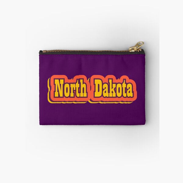 Item preview, North Dakota State of America Retro Typography designed and sold by ArtNoveltee.