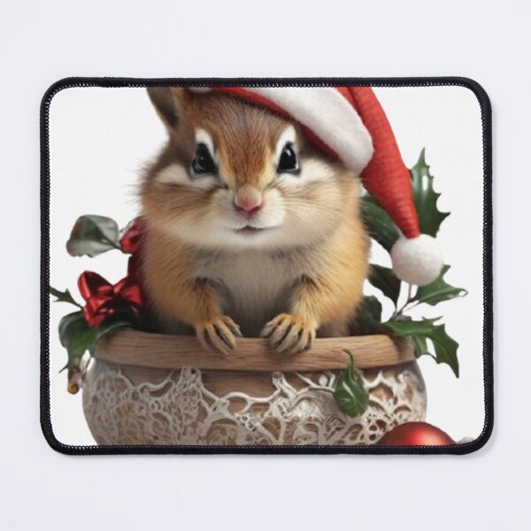 Item preview, CUTE BABY CHIPMUNK SANTA designed and sold by likbatonboot.