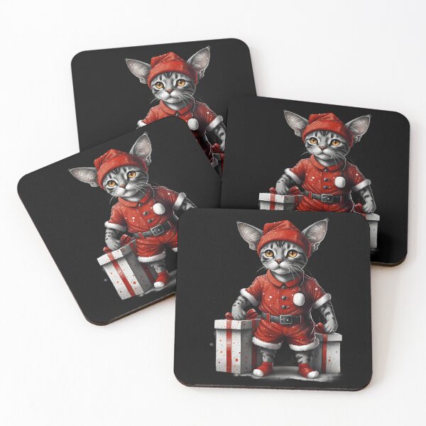 Item preview, Shorthair cat Christmas gifts designed and sold by Furrifico.