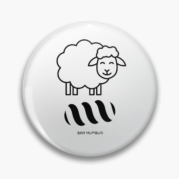 Item preview, Bah Humbug Christmas - Sheep and Humbug designed and sold by SunSamsStyle.