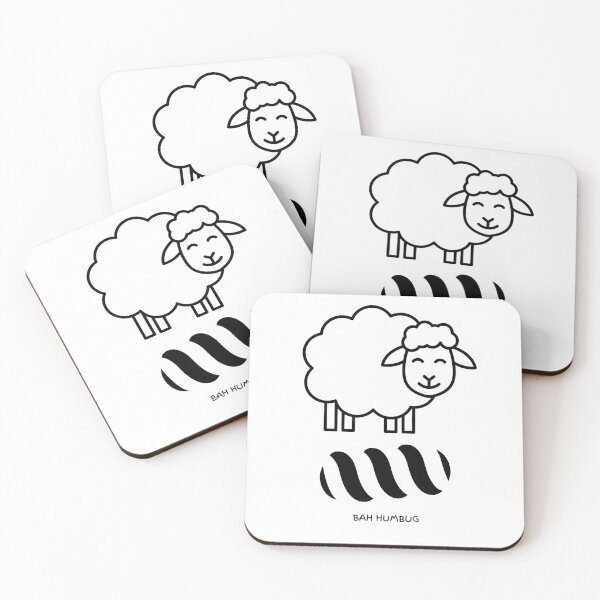 Item preview, Bah Humbug Christmas - Sheep and Humbug designed and sold by SunSamsStyle.