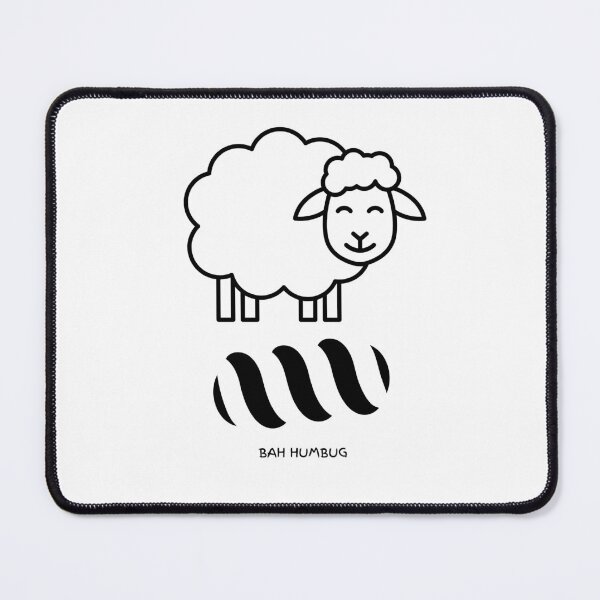 Item preview, Bah Humbug Christmas - Sheep and Humbug designed and sold by SunSamsStyle.