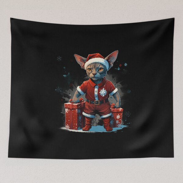 Item preview, Sphynx cat Christmas gifts designed and sold by Furrifico.