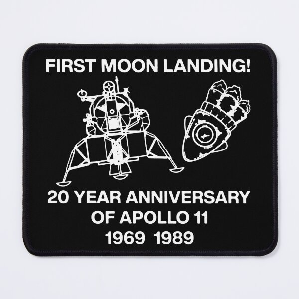 Item preview, First Moon Landing NASA 20th Anniversary Apollo Space Astronaut Astronomy designed and sold by June-Gemma.