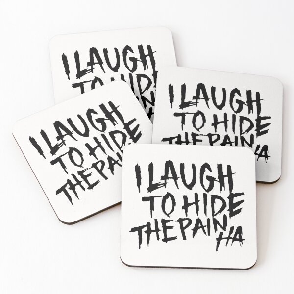 Item preview, I Laugh To Hide The Pain; HaHaHa; Graffiti Style; designed and sold by StickerApe.