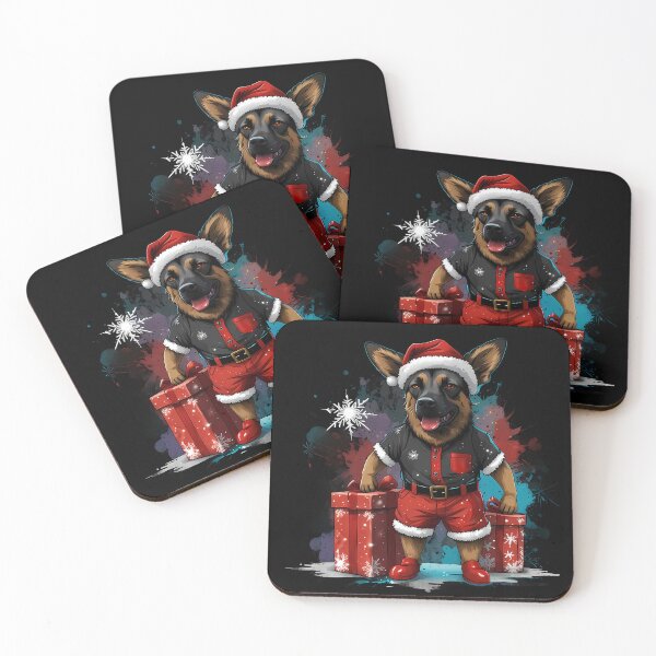 Item preview, German Sheppard dog Christmas gifts designed and sold by Furrifico.