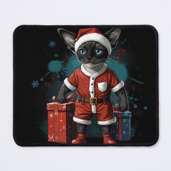 Item preview, Siamese cat Christmas gifts designed and sold by Furrifico.