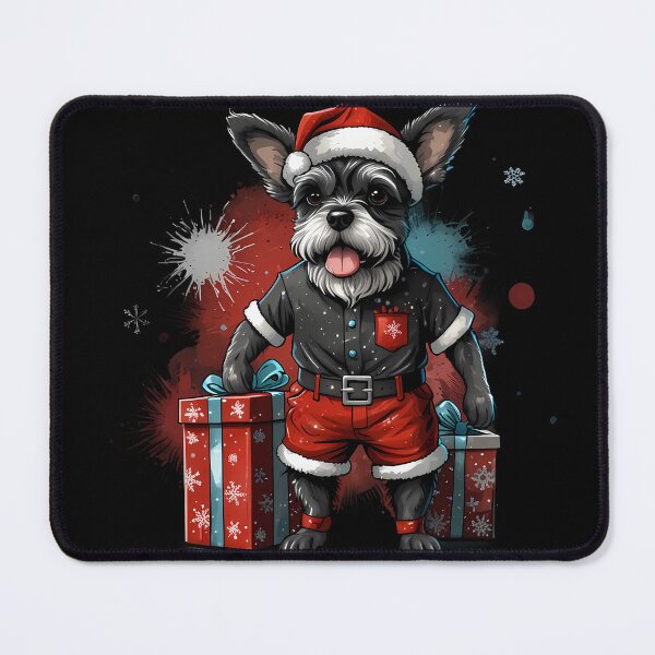 Item preview, Schnauzer dog Christmas gifts designed and sold by Furrifico.