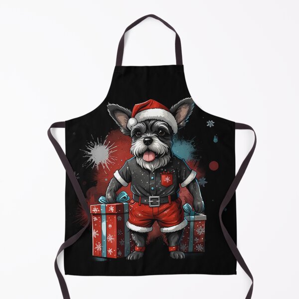 Item preview, Schnauzer dog Christmas gifts designed and sold by Furrifico.