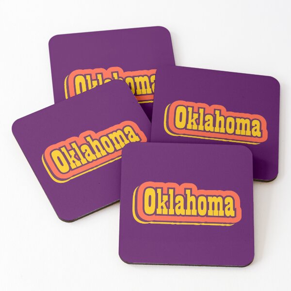 Item preview, Oklahoma State of America Retro Typography designed and sold by ArtNoveltee.