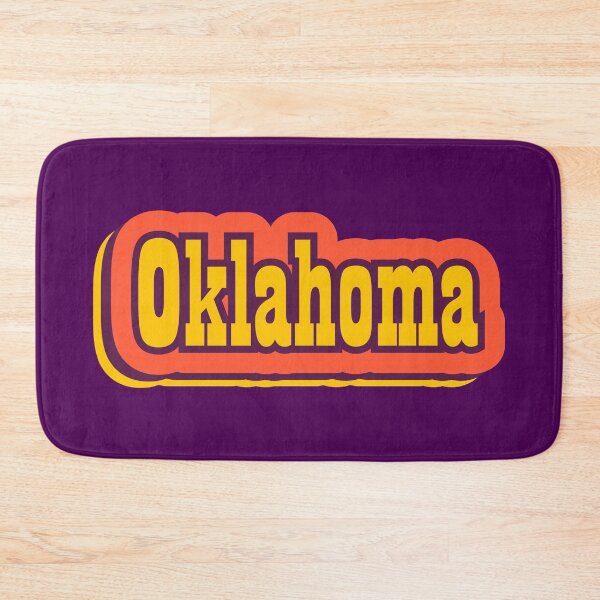 Item preview, Oklahoma State of America Retro Typography designed and sold by ArtNoveltee.