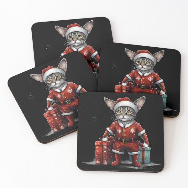 Item preview, Shorthair cat Christmas gifts designed and sold by Furrifico.