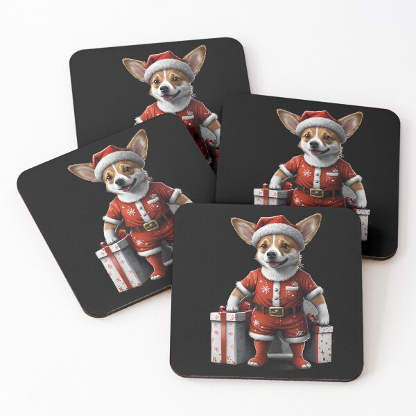 Item preview, Corgi dog Christmas gifts designed and sold by Furrifico.