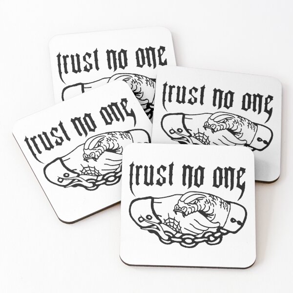 Item preview, Trust No One; Prison Tattoo; Hardcore Style; designed and sold by StickerApe.