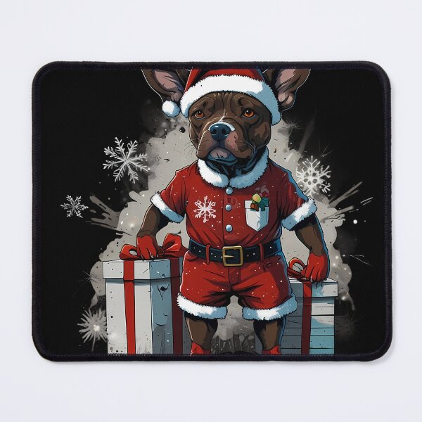 Item preview, Pitbull dog Christmas gifts designed and sold by Furrifico.