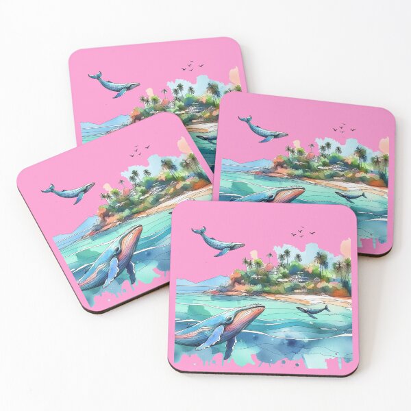 Item preview, Elegant 3D Sketch of Samaná Peninsula - Whale Watching & Majestic Coastlines,   designed and sold by PaintMeWorld.