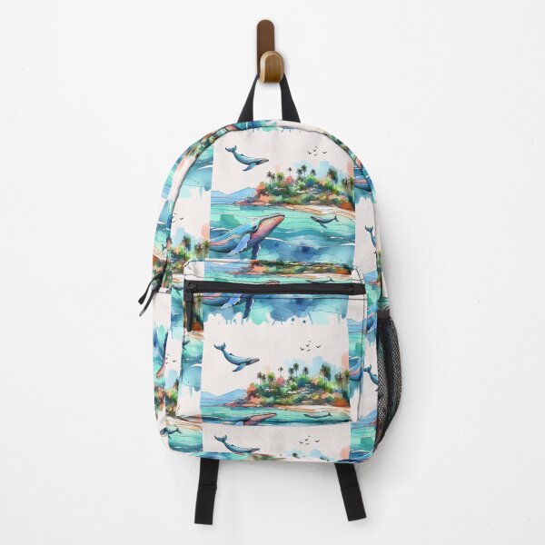 Item preview, Elegant 3D Sketch of Samaná Peninsula - Whale Watching & Majestic Coastlines, designed and sold by PaintMeWorld.