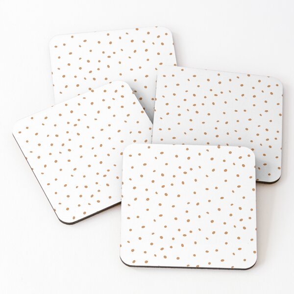Item preview, Whimsy Dots Polka Dot Pattern - Snow + Rust designed and sold by Irene Estelle.
