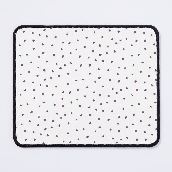 Item preview, Whimsy Dots Polka Dot Pattern - Snow + Plum designed and sold by Irene Estelle.
