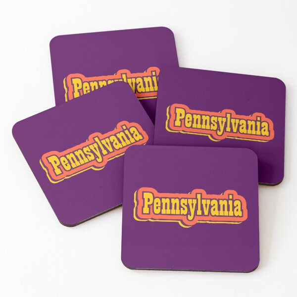 Item preview, Pennsylvania State of America Retro Typography designed and sold by ArtNoveltee.