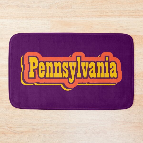 Item preview, Pennsylvania State of America Retro Typography designed and sold by ArtNoveltee.