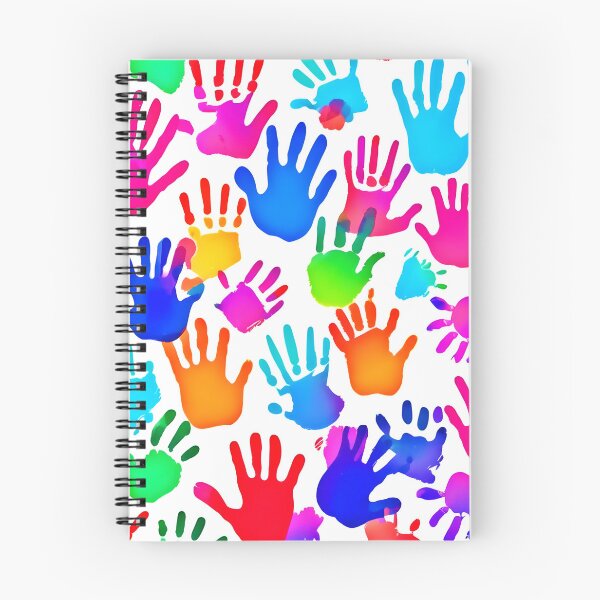 Item preview, Colorful Handprints Patterns for Unity designed and sold by Health And Fitness Posts e-Store.