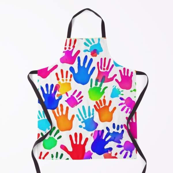 Item preview, Colorful Handprints Patterns for Unity designed and sold by Health And Fitness Posts e-Store.