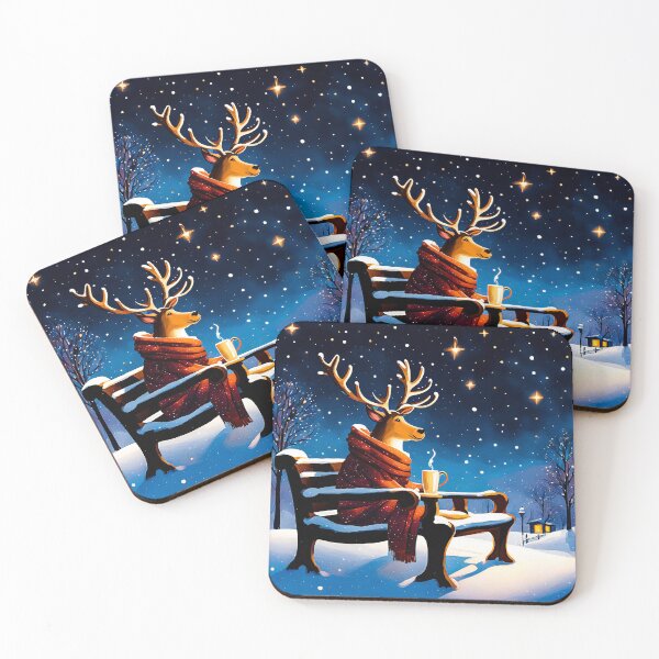 Item preview, Cozy Reindeer Rest, Cozy holiday  designed and sold by Cyrensea.