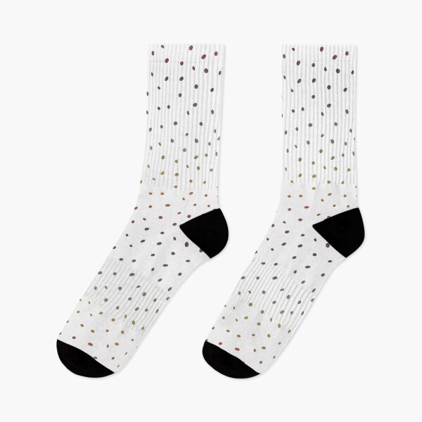 Item preview, Whimsy Dots Polka Dot Pattern - Snow + Rainbow Sunset designed and sold by Irene Estelle.